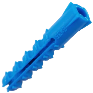 Дюбель с шипами для полнотелых материалов 6х35 мм полипропилен цвет синий 500 шт.