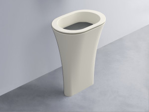 AMLA65-TL+AMPILO-CM+AMCOLO-TL Раковина Amedeo Ovale отдельностоящая cielo Enjoy + Amedeo