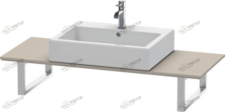 XL013C01414 X-Large Консоль для накладных раковин и встраиваемых умывальников Терра, декор Duravit