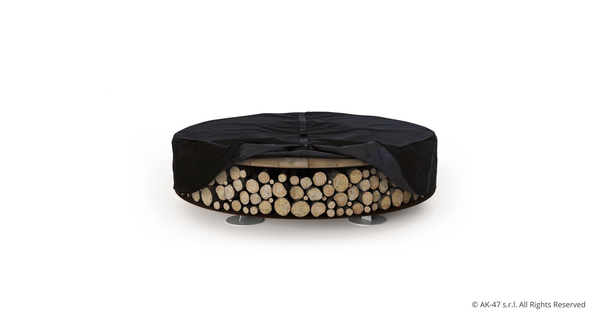 Жаровня из стали и дерева Ak47 Design ZERO WOOD ARCH-00082569 - Вид №3