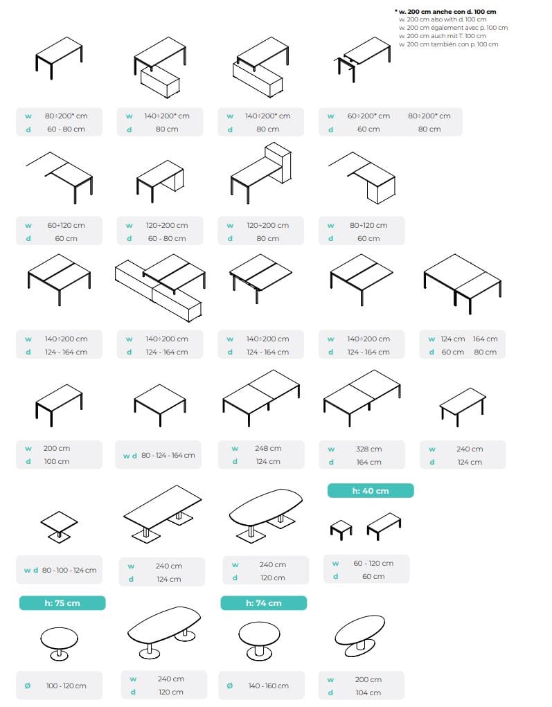 Деревянный квадратный стол для встреч Bralco ворота ARCH-00031357 - Вид №2