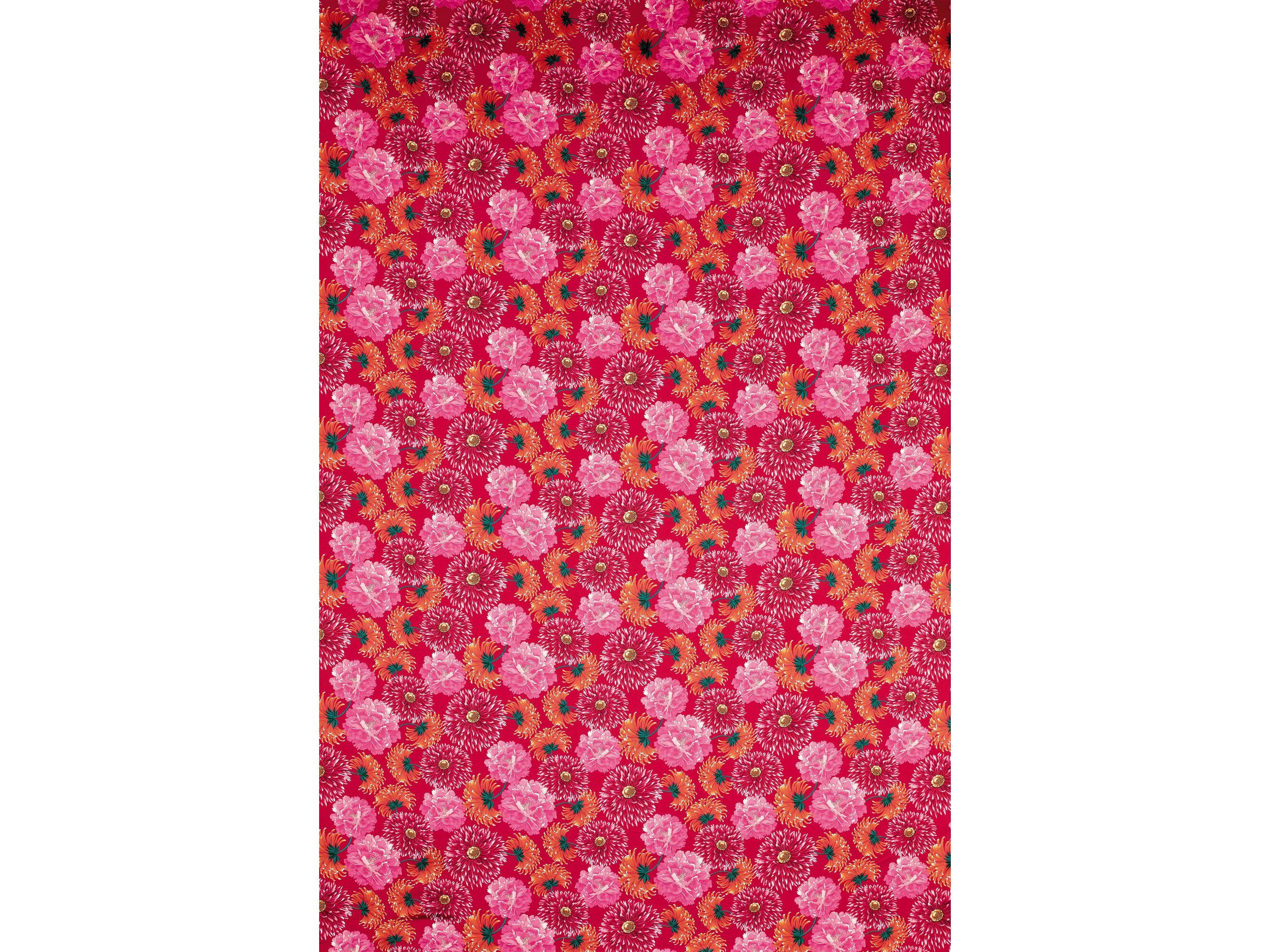 Хлопчатобумажная Жаккардовая ткань с цветочным рисунком K-3 Maiko ARCH-00069708 - Вид №1