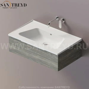 Flaminia BLOOM Тумба под раковину 85 см с 1 ящиком BBX993.WE