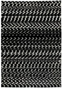 I + I Прямоугольный коврик из шерсти и хлопка с геометрическими мотивами  C 60m - c 60l