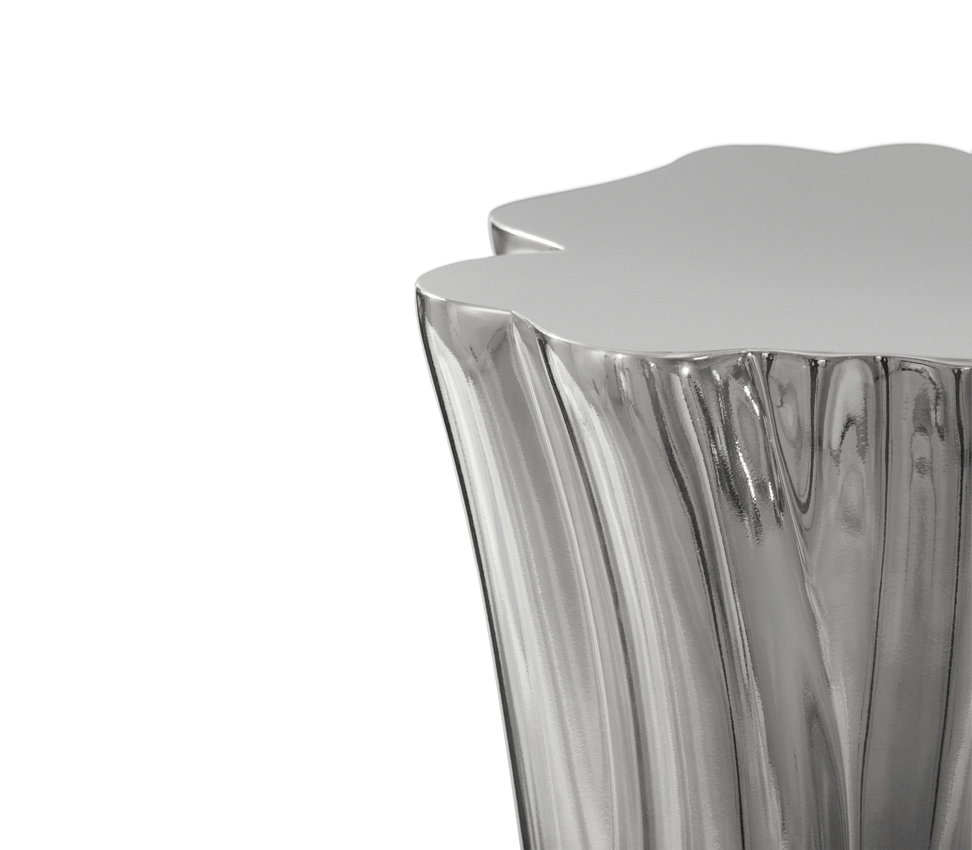 0-073 Монохромный серебристый буфет Boca Do Lobo  - Вид №3