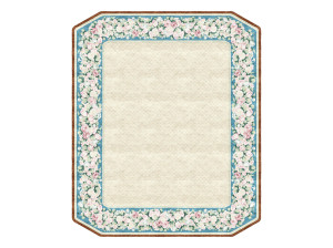 Шелковый ковер ручной работы