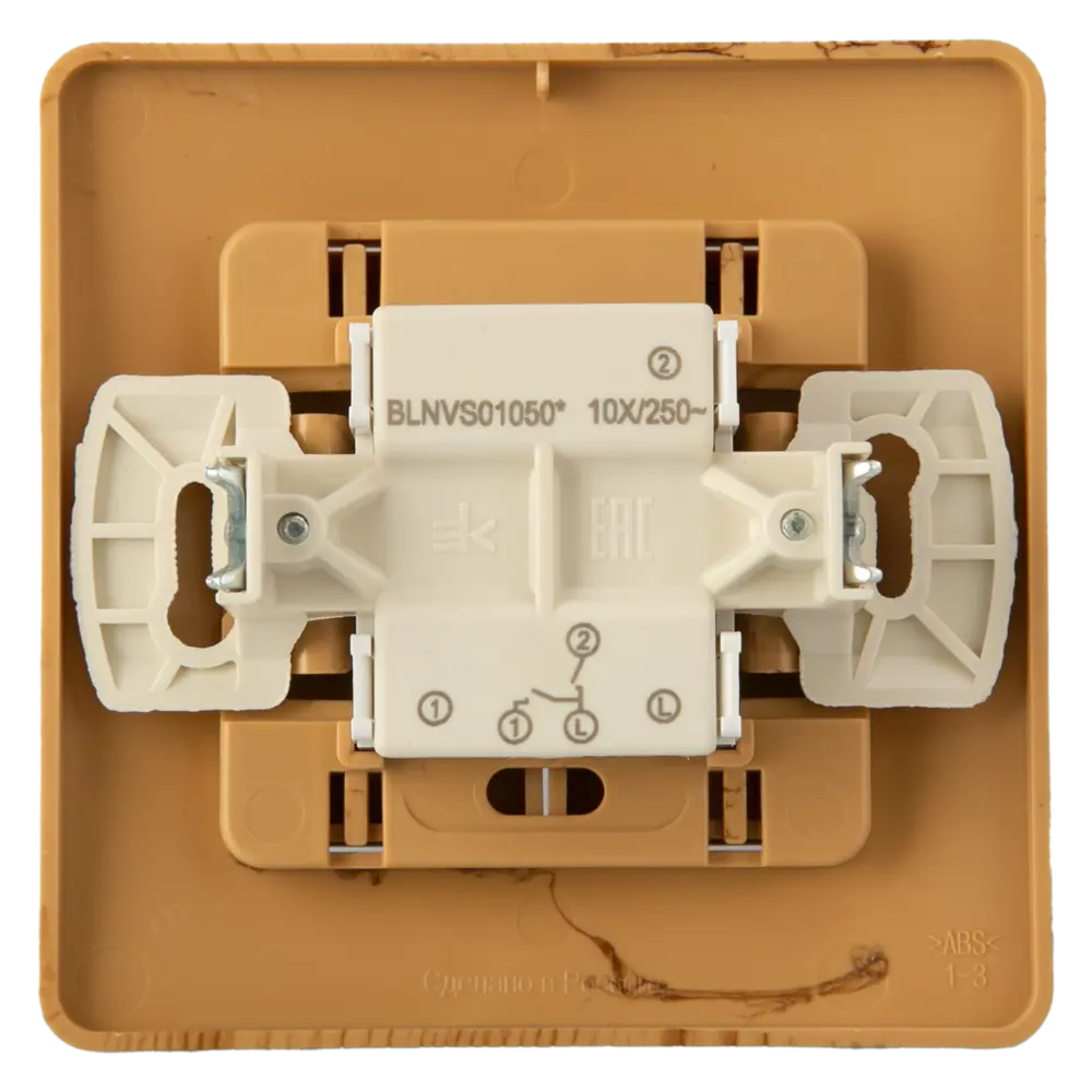 Выключатель SYSTEME ELECTRIC Blanca: две клавиши, цвет ясень 84502370 STLM-0050692 - Вид №2