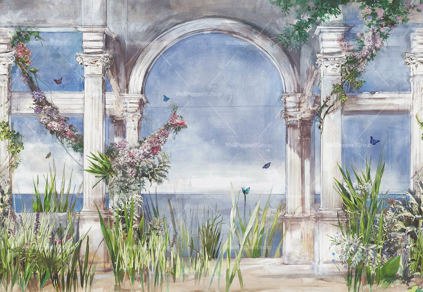 Перспективные обои ПВХ бесплатно, экологически чистые, моющиеся WallPepper INCANTO ARCH-00090619 - Вид №1