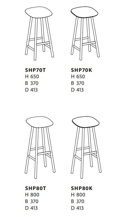 Высокий деревянный стул Karl Andersson ARCH-00137415 - Вид №6