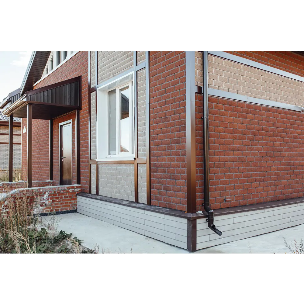 Фасадная плитка ТЕХНОНИКОЛЬ HAUBERK терракотовый кирпич для облицовки 18734715 STLM-0012272 - Вид №8