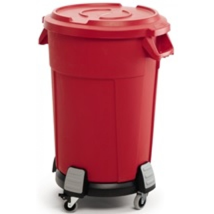 4584008080 RothoPro Колесная база подставка для мусорных баков RothoPro TITAN 85 л. 120 л. Темно серый  - Вид №1