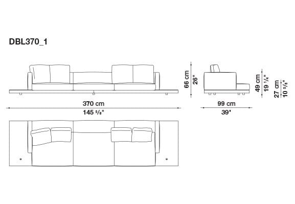 Кожаный диван B&B Italia док ARCH-00106863 - Вид №9