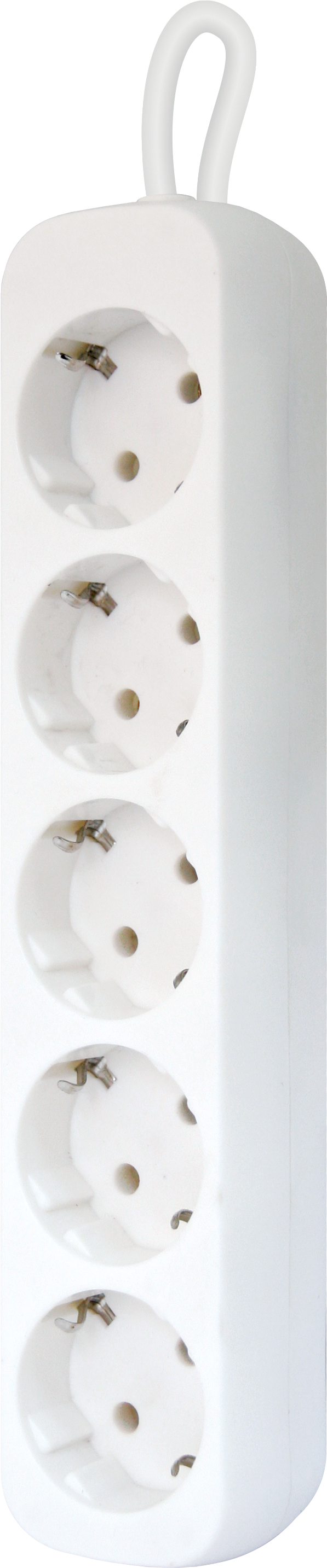 99231 Удлинитель с заземлением e550 5.0 м, 5 розеток (пакет) Defender Santreyd  - Вид №1