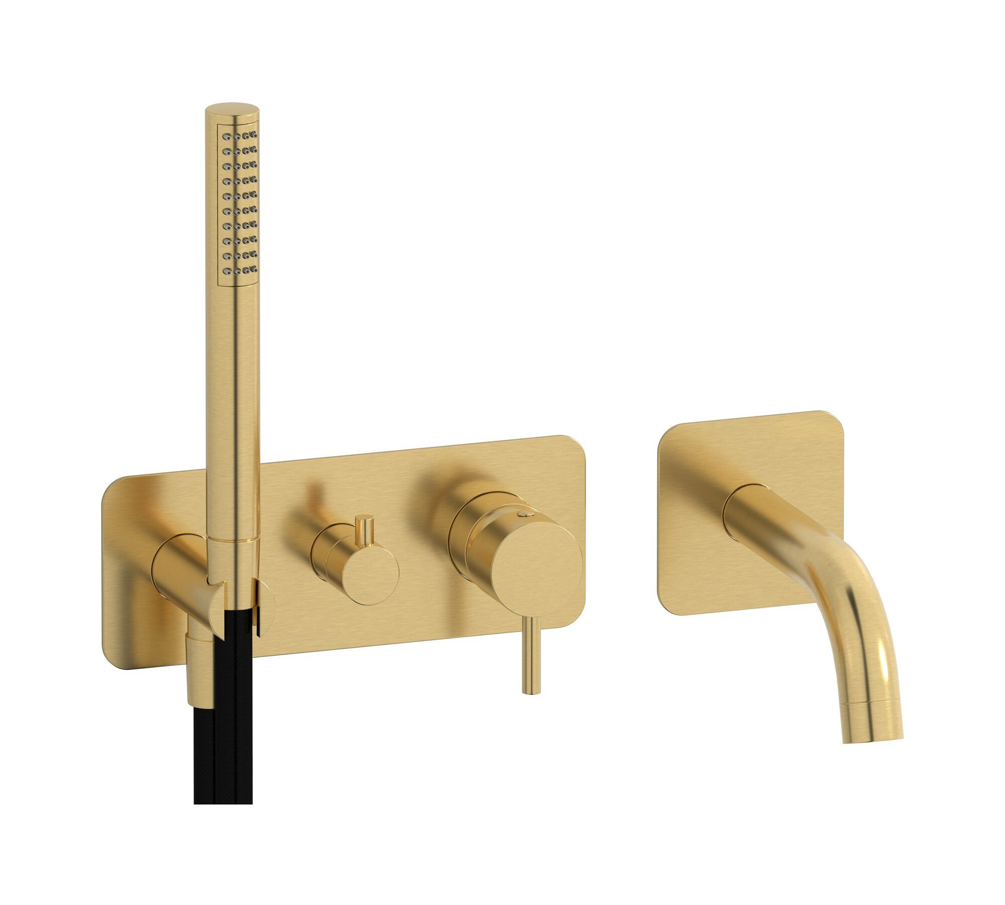 Смеситель для душа с 4 отверстиями и ручным душем IB Milano Torino ARCH-00080532 - Вид №7