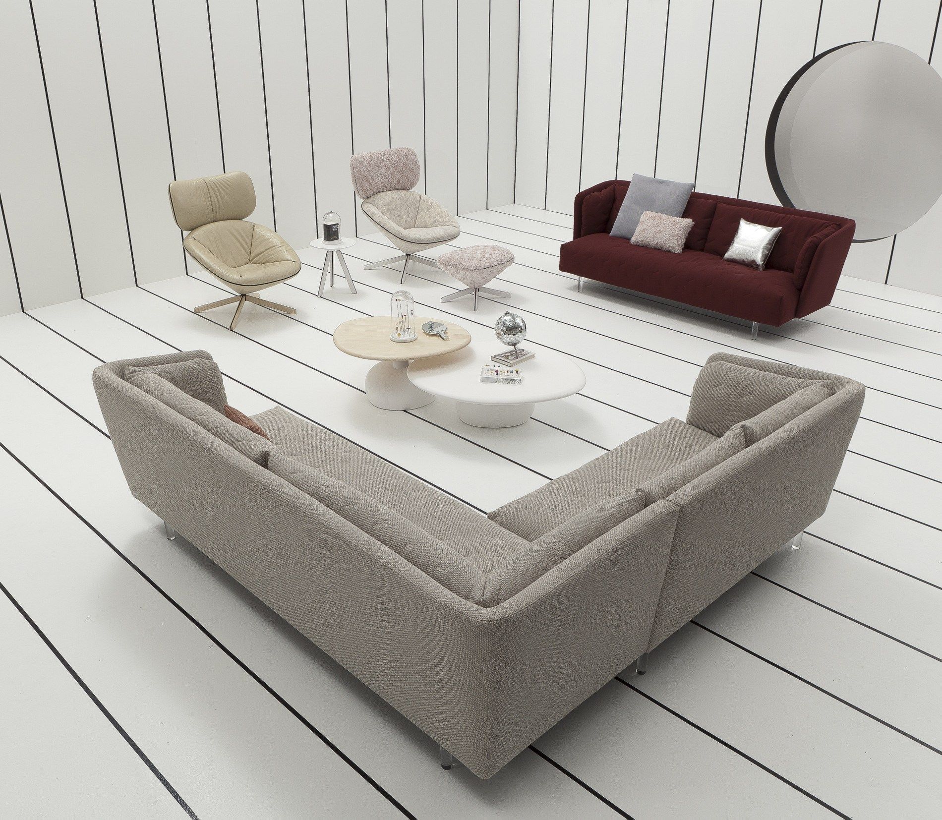 Тканевое кресло с подголовником SANCAL ARCH-00040198 - Вид №9