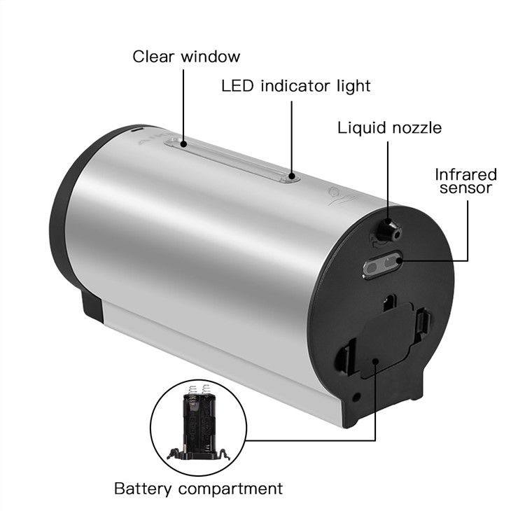 Автоматический дозатор пенящегося мыла AIKE AK1255_450  - Вид №3
