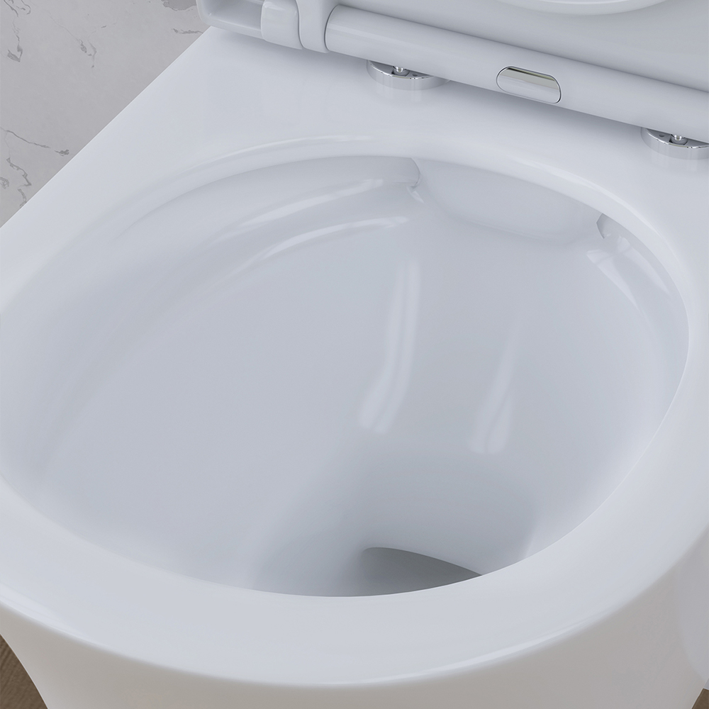 DX35C1700SC унитаз подвесной безободковый с сиденьем микролифт Damixa Skyline - Вид №4