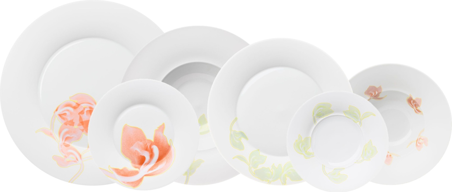 10654846 Hering Berlin Сервиз столовый Hering Berlin "Палмхауз Икс" 6/36 Фарфор 