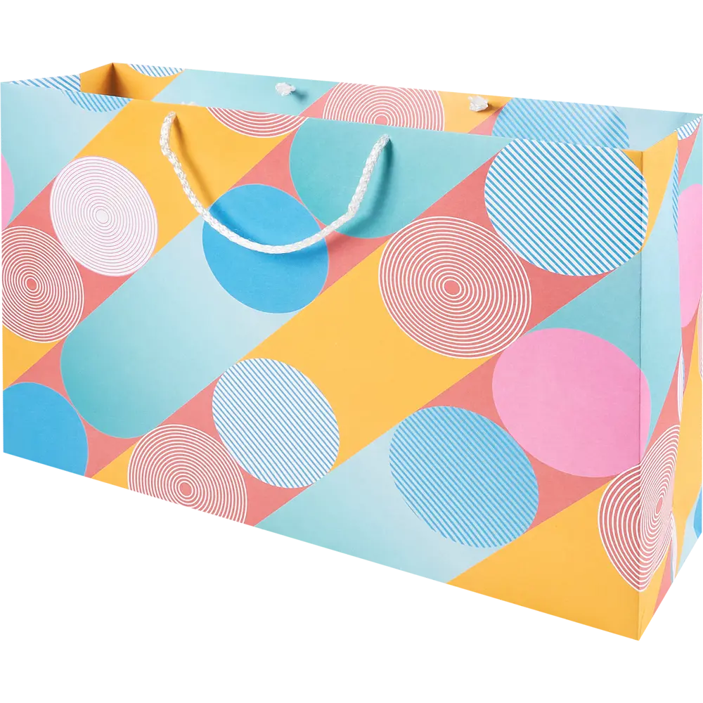 87493240 Пакет подарочный Эмоции 55x37 см цвет кремовый STLM-0832256 Симфония 