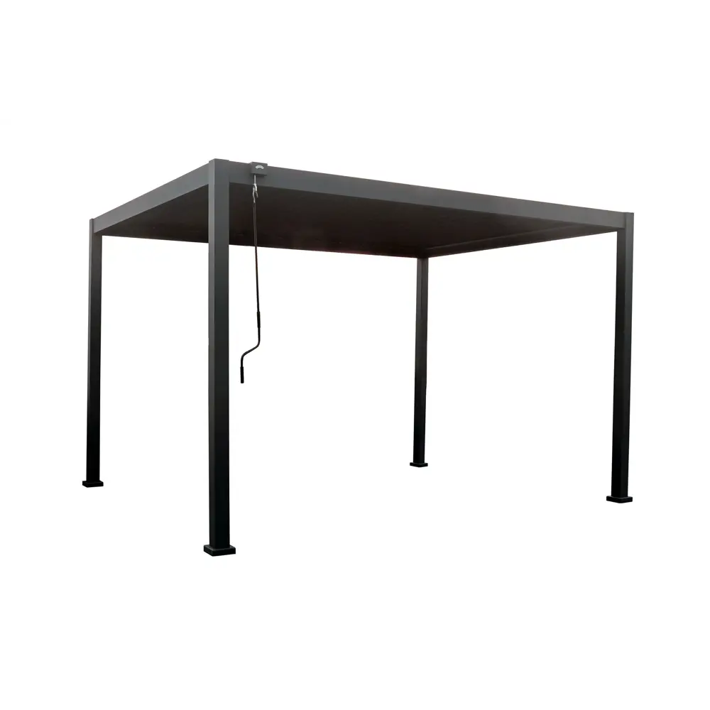 Пергола 3x4x2.5 м темно-серый алюминий Santreyd BIOCLIMATIC-S STLM-2071915 - Вид №2