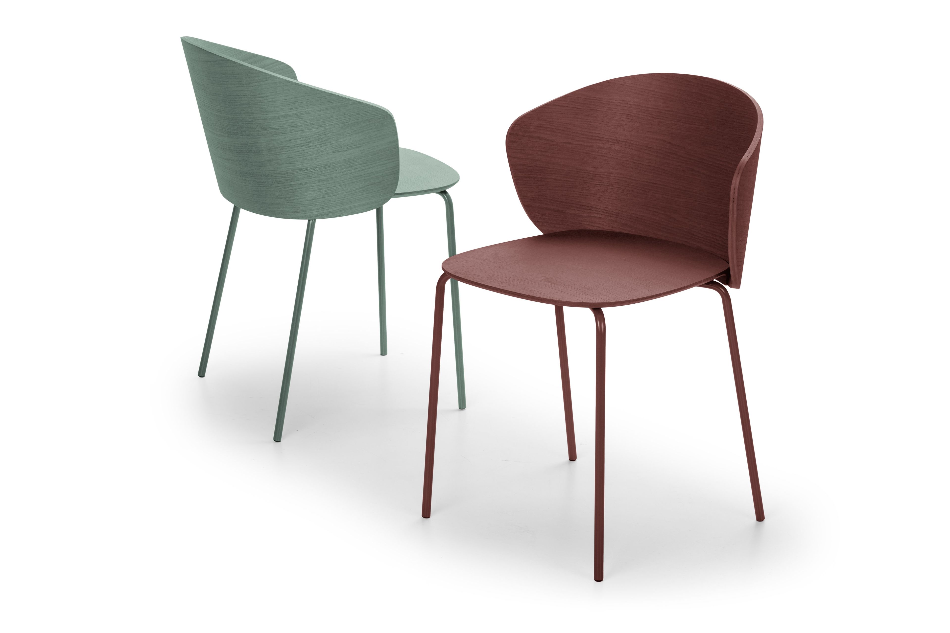 Штабелируемый стул из стали и дерева True Design Not Wood ARCH-00038208 - Вид №8