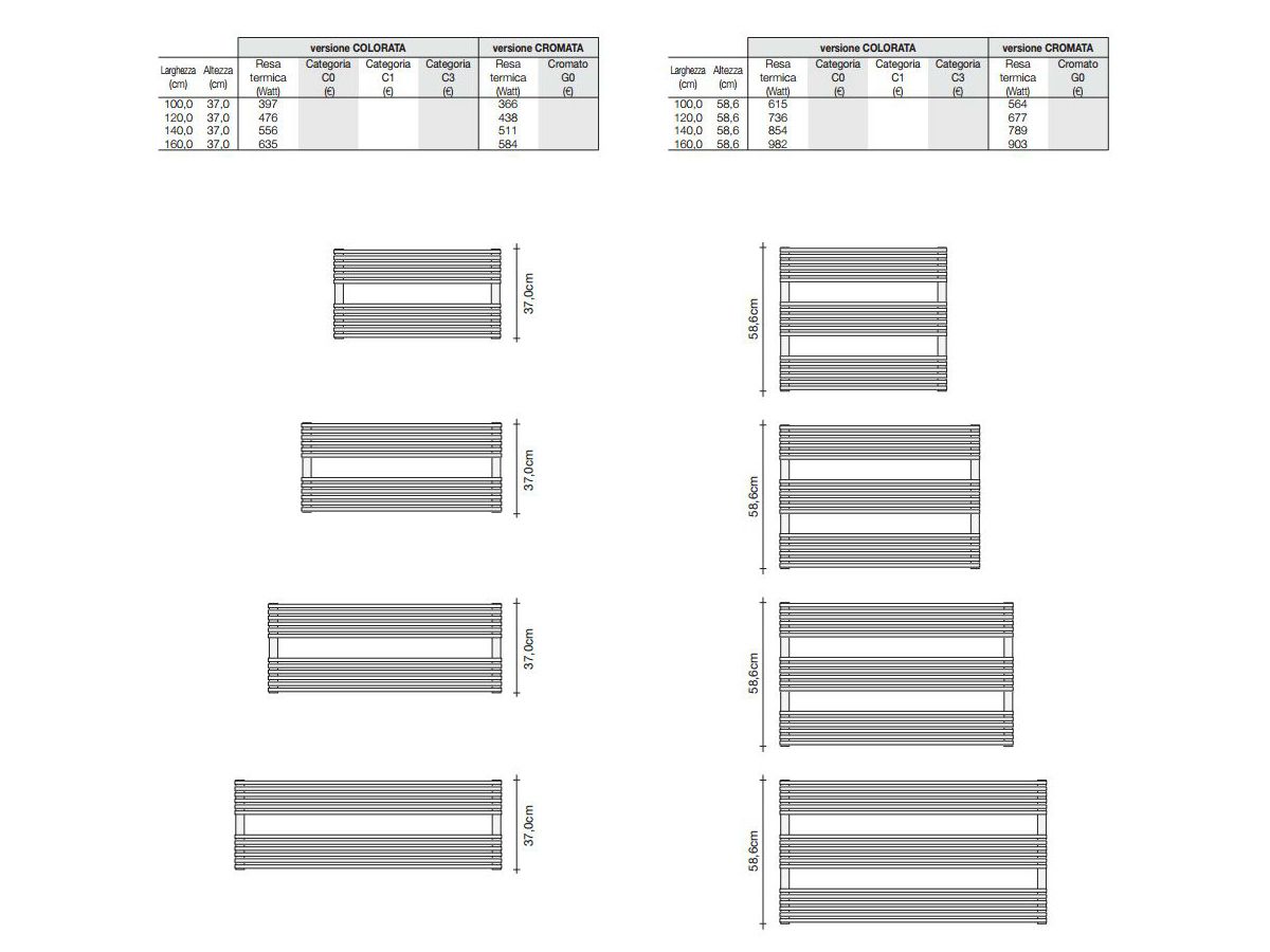 Настенный горизонтальный полотенцесушитель Tubes основы ARCH-00140431 - Вид №4