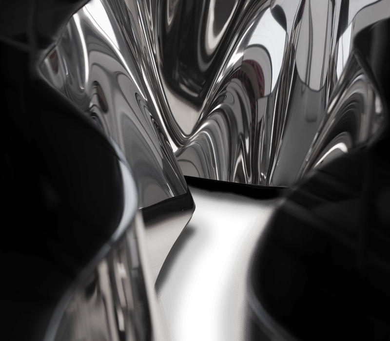 0-290 Lapiaz черный серебристый центральный стол Boca Do Lobo  - Вид №1