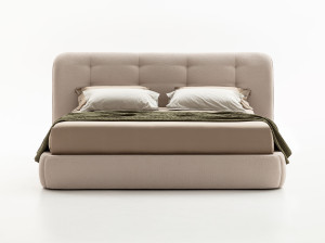 Двуспальная кровать для хранения ткани