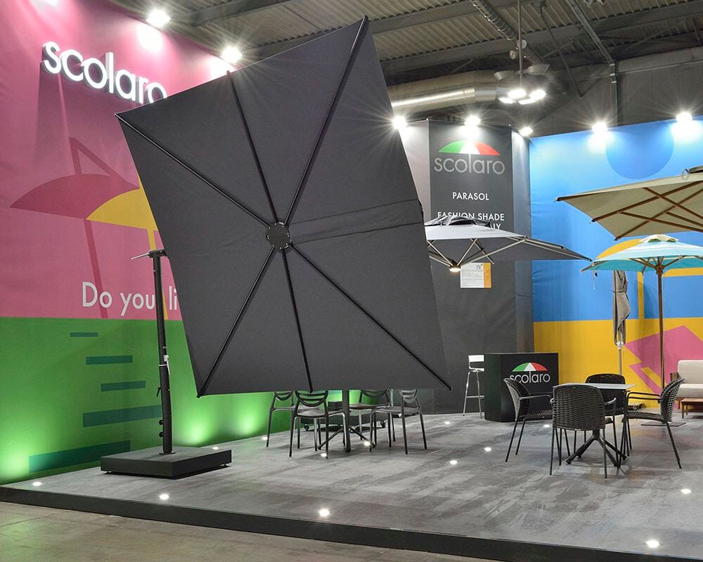 Алюминиевый поворотный зонтик с порошковым покрытием Scolaro Parasol ARCH-00041927 - Вид №15