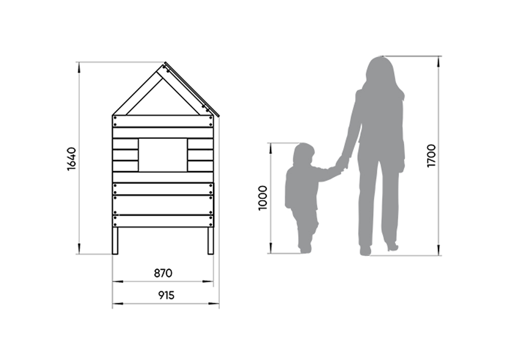 Кровать-домик одноярусная Home nord M 80х160 см белая ELLIPSE ELLIPSE HOME 351783 Белый Santreyd  - Вид №4
