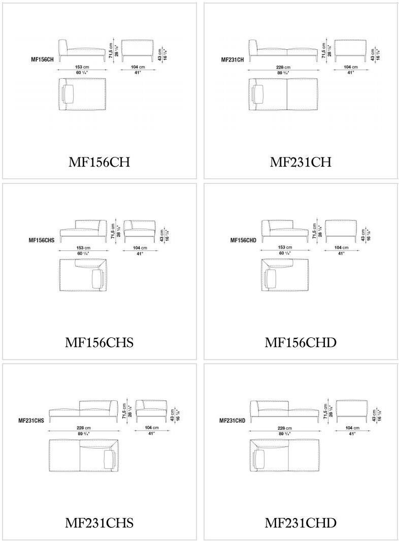 B&B Italia Модульный угловой диван из ткани Michel sun-id-1373476 - Вид №14