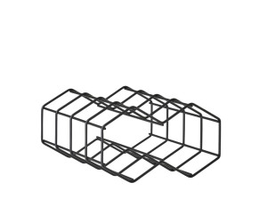 Стальная настольная подставка для бутылок с порошковым покрытием