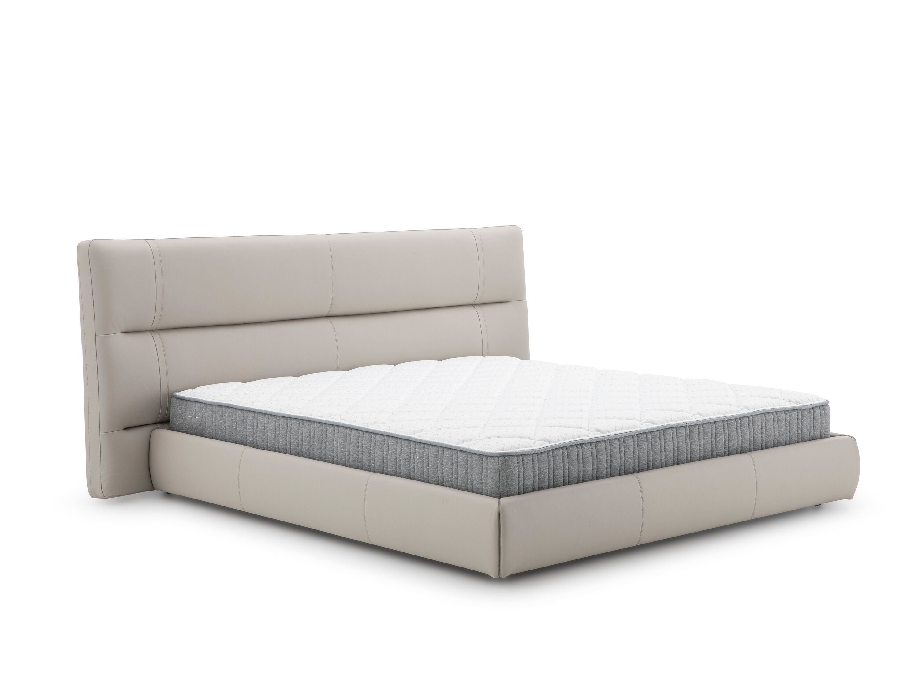 Кожаная мягкая двуспальная кровать CAMPO DE' FIORI COZ627 ARCH-00038482