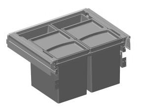 Система сортировки мусора ALBIO 50 SET 2X17L+2X1 L