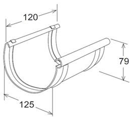 First Corporation Простое двухсистемное соединение для желоба First plast sun-id-1427863 - Вид №1