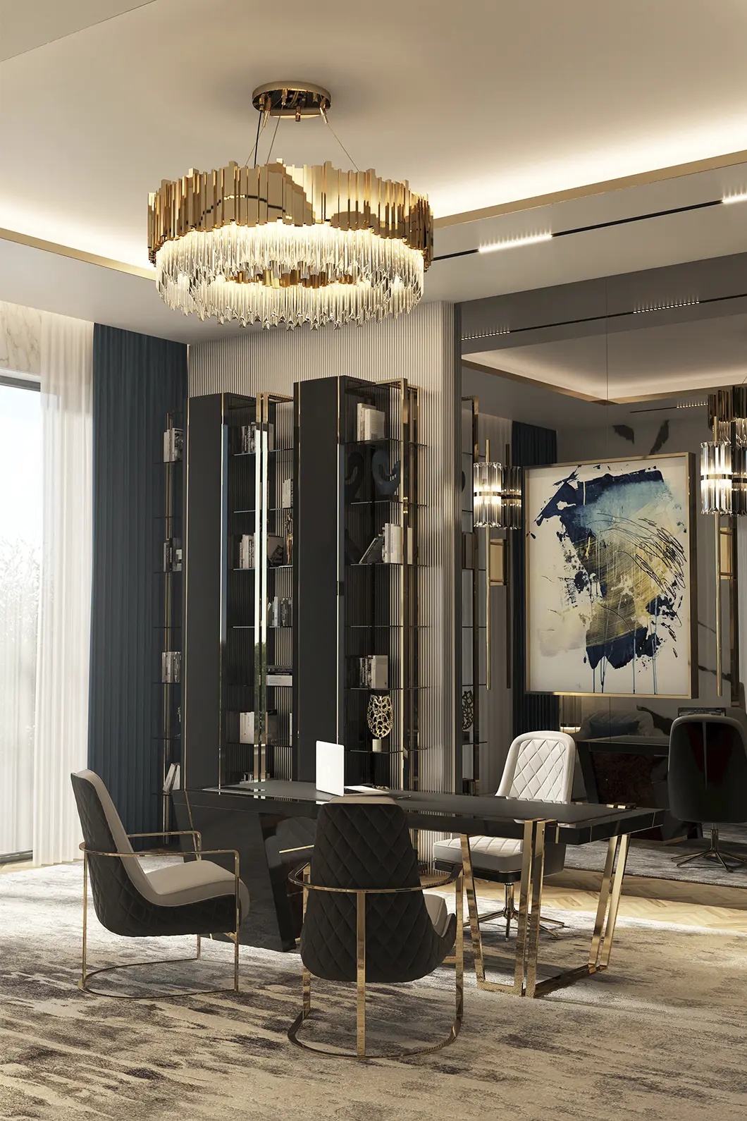 Книжный шкаф LUXXU Apotheosis 310 - Вид №5