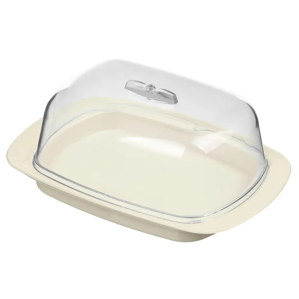 Масленка для масла Idi Land Verona 170x115x70 мм полипропилен цвет бежевый STLM-2002728 - Вид №4