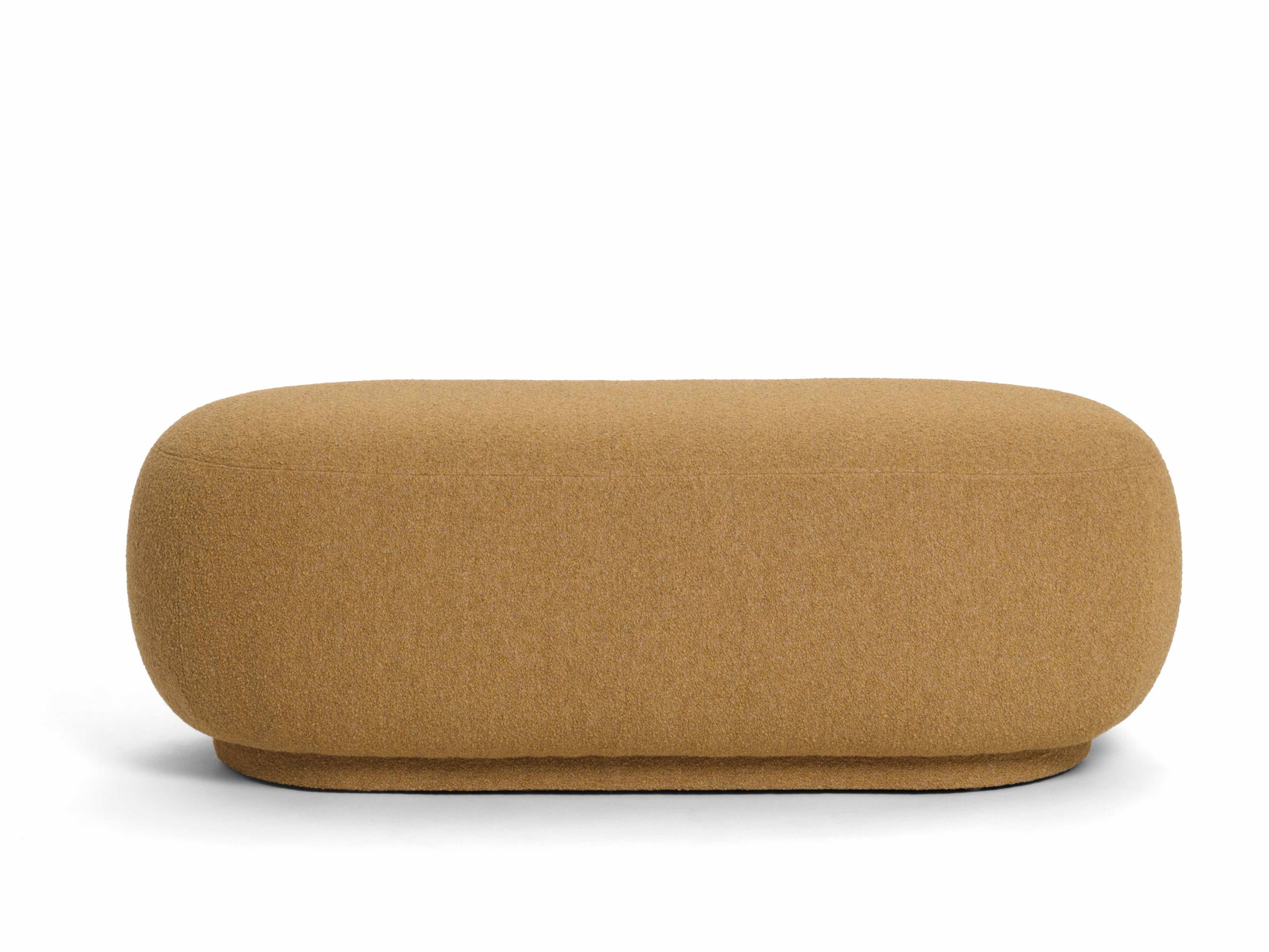 Овальный пуф из ткани DOM EDIZIONI BOMBO ARCH-00127638