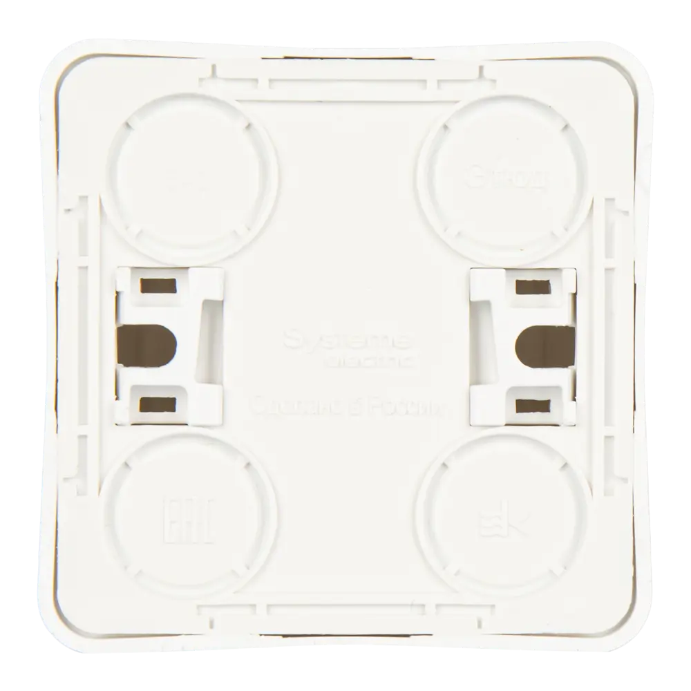 Розетка накладная SYSTEME ELECTRIC Этюд белая для открытого монтажа 11301108 STLM-0001177 - Вид №2