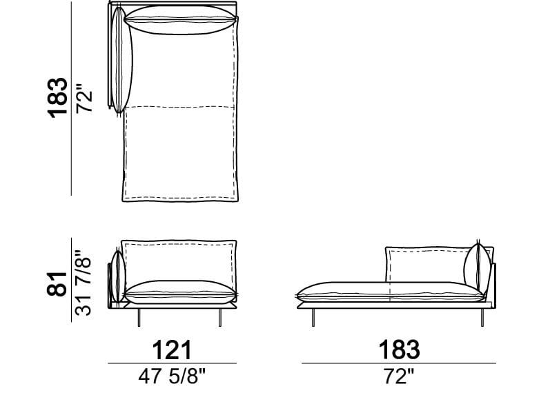 Кожаный модульный диван Arketipo Auto-Reverse ARCH-00031284 - Вид №13