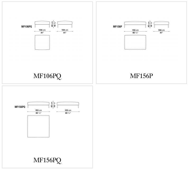 B&B Italia Секционный кожаный диван Michel sun-id-1368103 - Вид №9