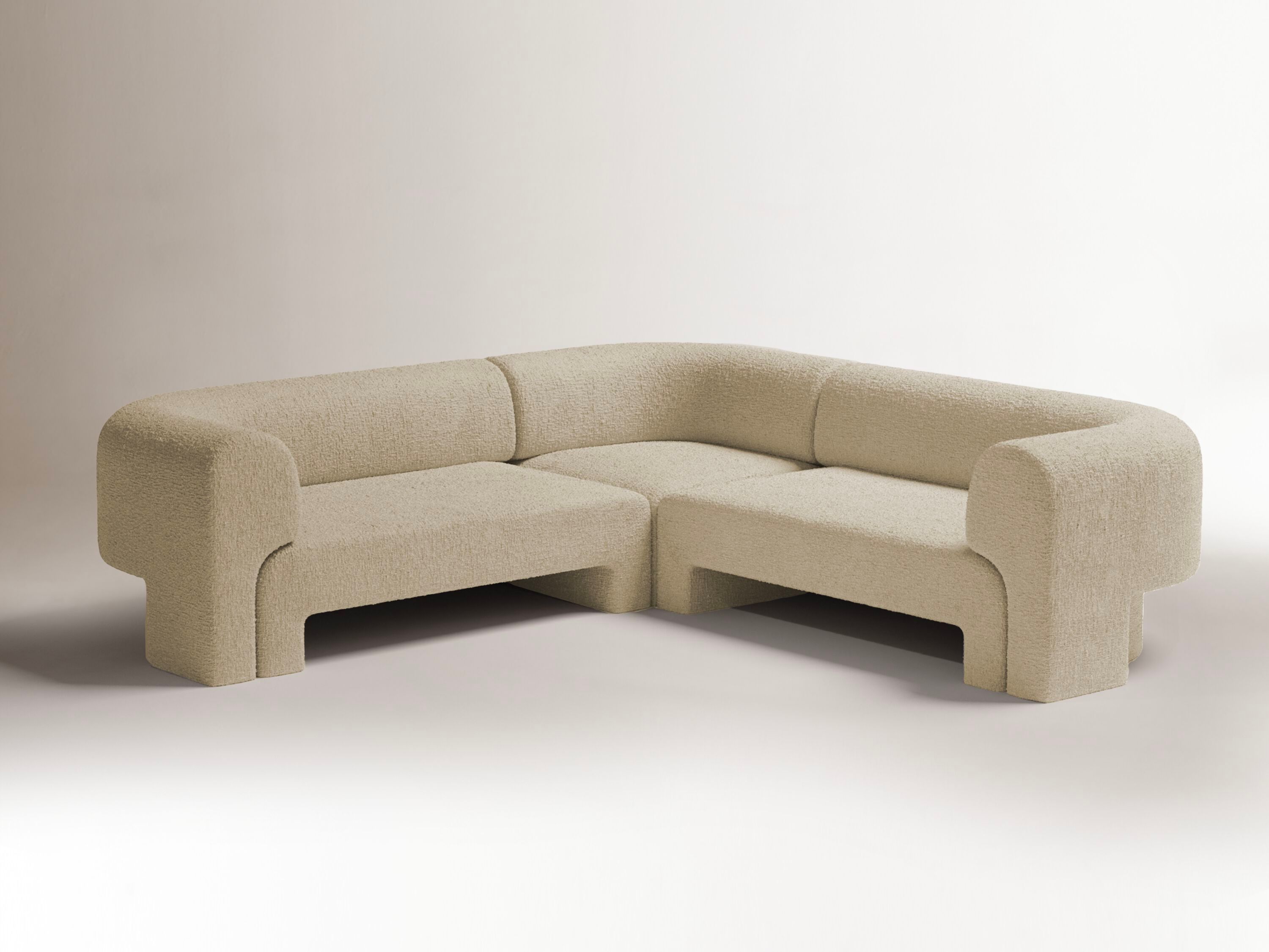 Угловой диван из ткани на 5 мест DOOQ слайд ARCH-00083822