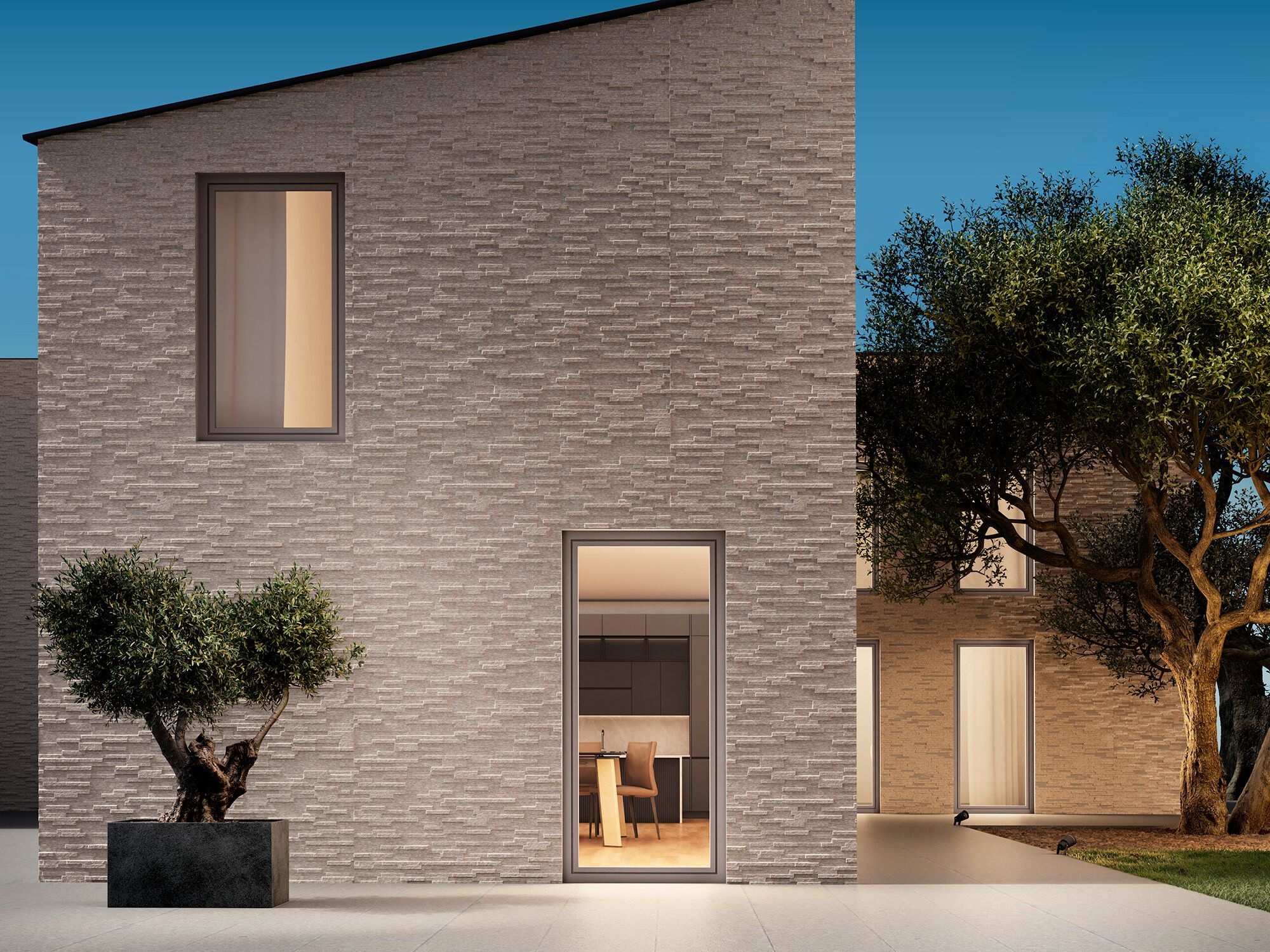 Окно ПВХ с алюминиевой крышкой Tecnoplast Sistema P80 ALU ARCH-00149222 - Вид №1