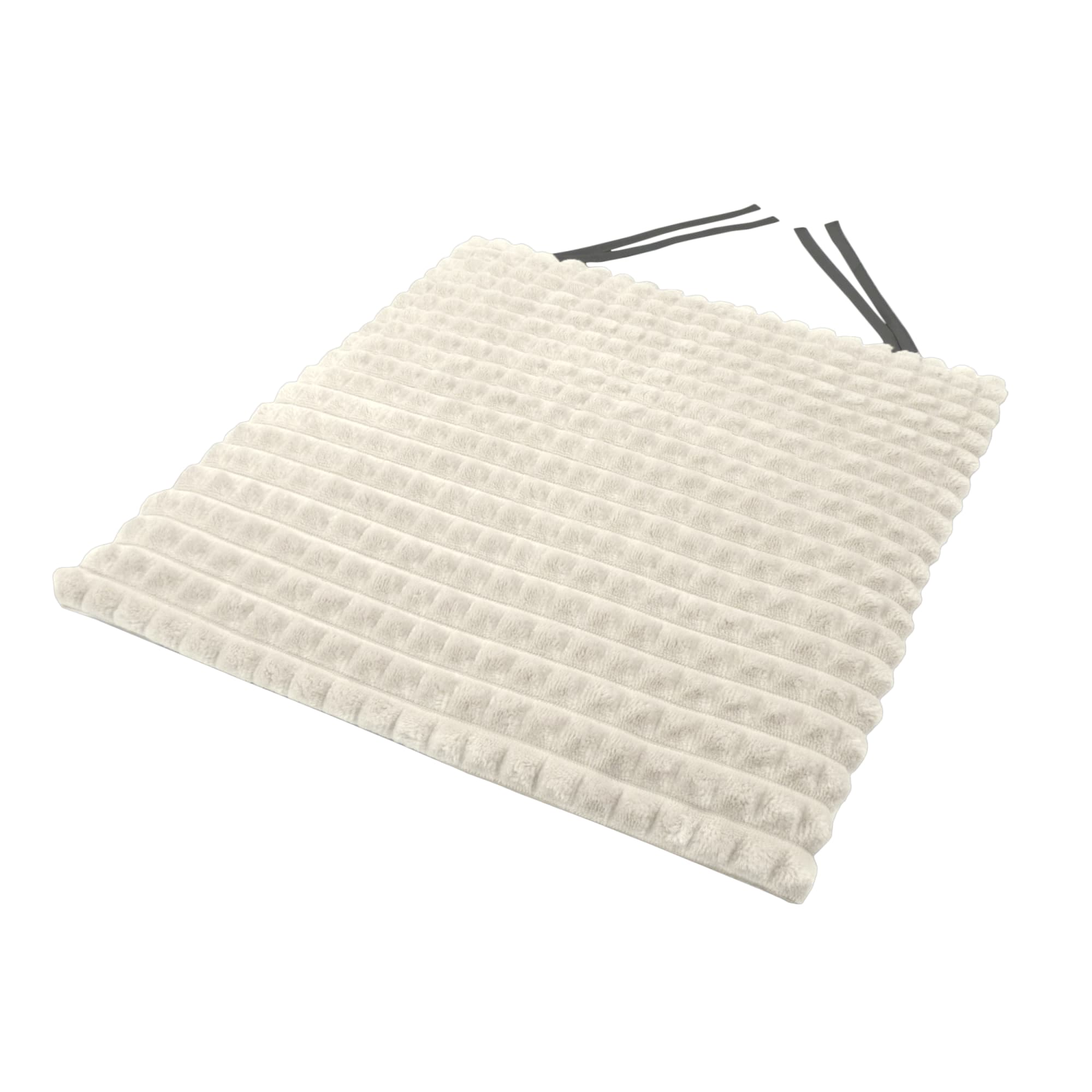 82234001 Галета для стула Плюш 40х40 см кремовая Santreyd  - Вид №1