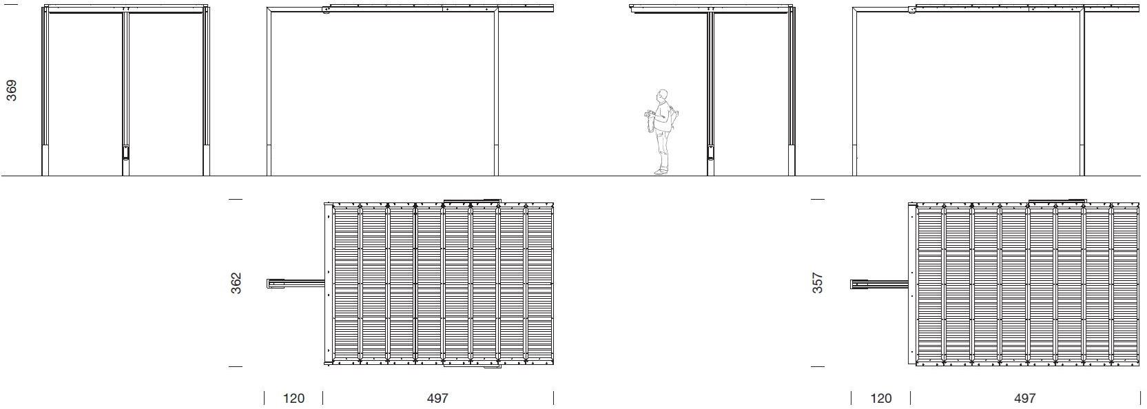 URBIDERMIS Пергола из стали и дерева с подсветкой Vía láctea sun-id-1371066 - Вид №4