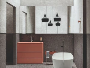 ARBLU Тумба под умывальник с ящиками Hito