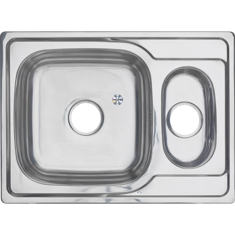 Мойка 6950S U MELANA 0,6/160 1,5-я чаша врезная прямоугольная с сифоном (227S t *10) 227S t (*10) - Вид №2