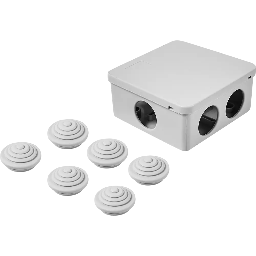 Распределительная коробка Lexman для защиты соединений 100×100×55 мм 88460777 STLM-1109723 - Вид №1