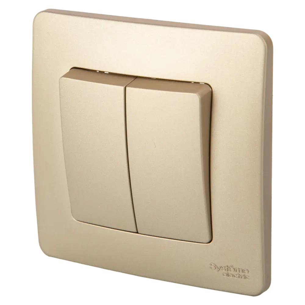 Двуклавишный переключатель Systeme Electric Blanca для управления освещением 84502364 STLM-0050688