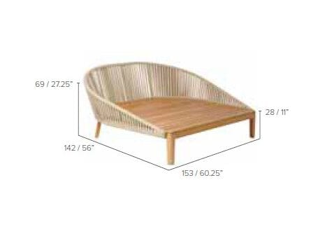 Садовая кровать TRIBÙ настроение ARCH-00083163 - Вид №2